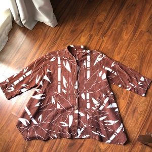 Vintage Button Down Flowy Shirt